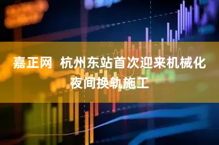 嘉正网  杭州东站首次迎来机械化夜间换轨施工